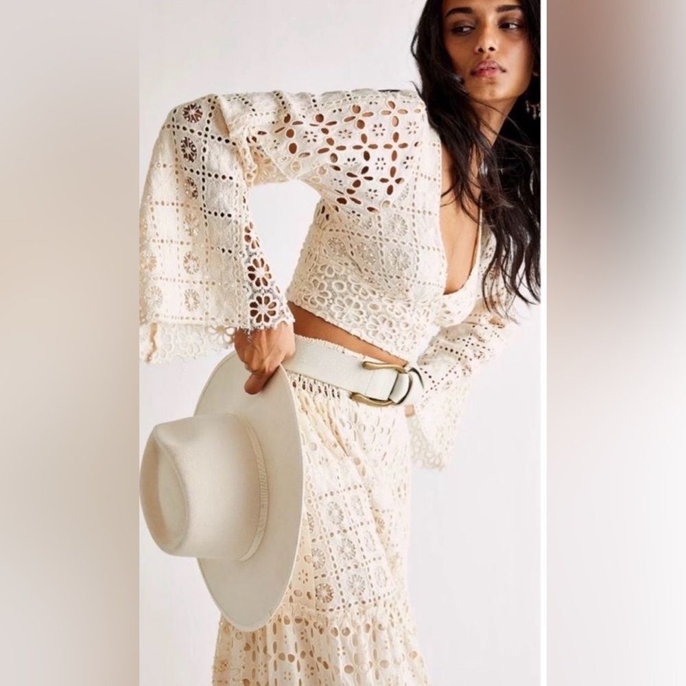 Free People Yesenia Crochet Maxi Skirt Set - Picture 2 of 8